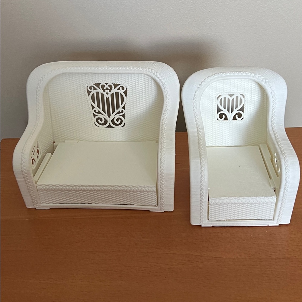 80s Barbie faux wicker furniture - Picture 13 of 13